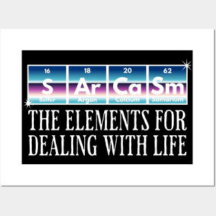 Sarcasm Periodic Table of Elements design Posters and Art